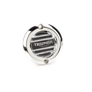 Chrome Clutch Badge – Ribbed