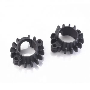 Finned Header Rings – Black