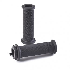 Handlebar Grips – Diamond Knurl – Black – 25.4mm
