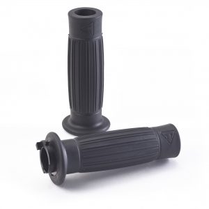 Handlebar Grips – Barrel – Black – 22mm