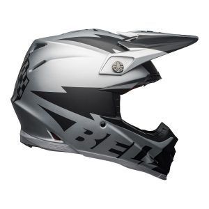 Bell MX 2021 Moto-9 Flex Adult Helmet (Breakaway Matte Silver/Black)