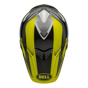 Bell MX 2021 Moto-9 Flex Adult Helmet (Division M/G Black/Hi Viz/Gray)