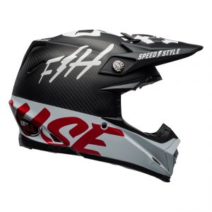 Bell MX 2021 Moto-9 Flex Adult Helmet (Fasthouse WRWF Black/White/Red)
