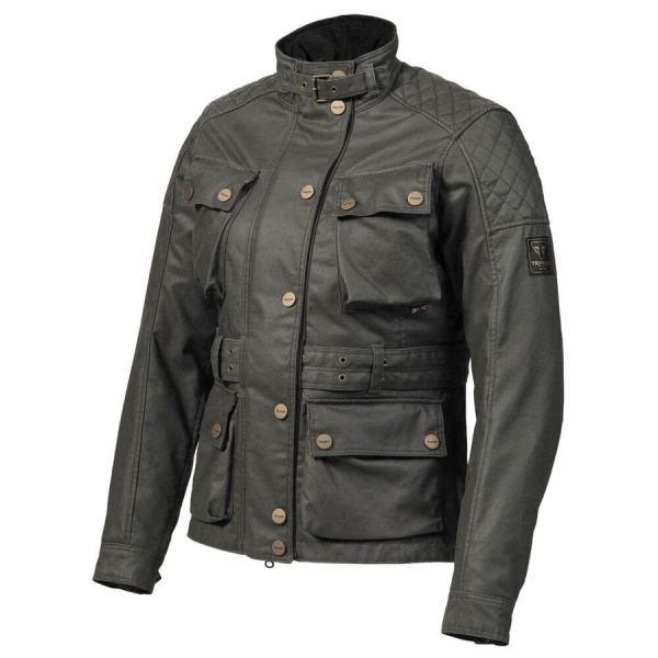 TriumphBeckWaxedWomen_sJacketMLTS20124Front3qtr_900x.jpg-Ladies Beck Jacket Khaki