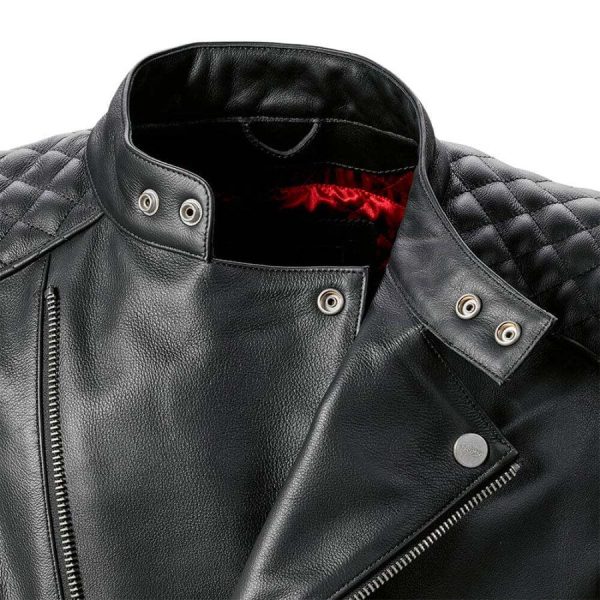 TriumphBraddanAsymmetricLeatherJacketBlackMLES22100Neck_900x-Braddan Asymmetric Leather Jacket